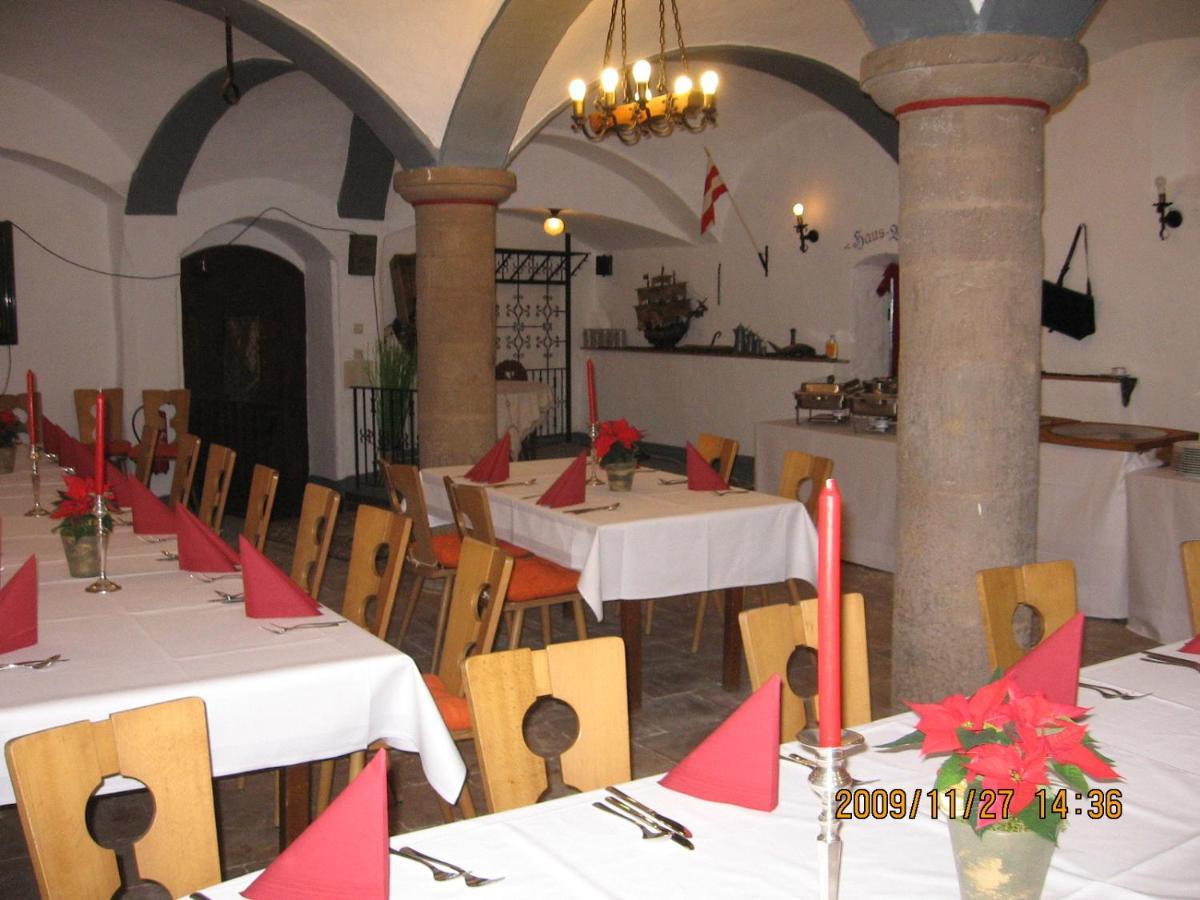 Alte Poststation Goldener Hirsch Hotel Emskirchen Bagian luar foto